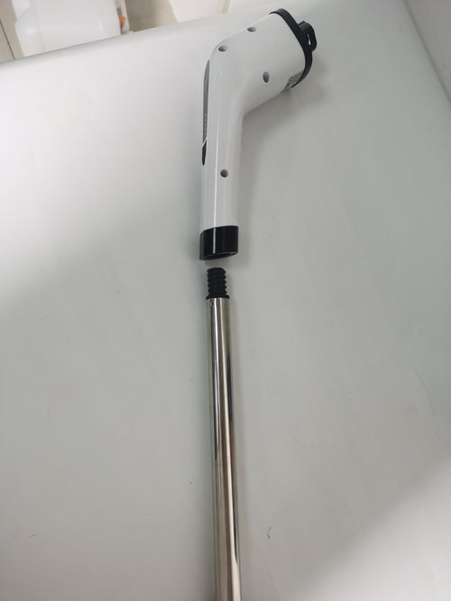 1Pc Electric Spin Scrubber Cordless Rechargeable Telescopic Cleaning Brush 8 Replaceable Heads 2 Speed Adjustable Extension Arm Bathroom Tub Tile Floor